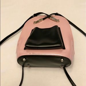 Beijo London Paris New York Pink & Black Back Pack